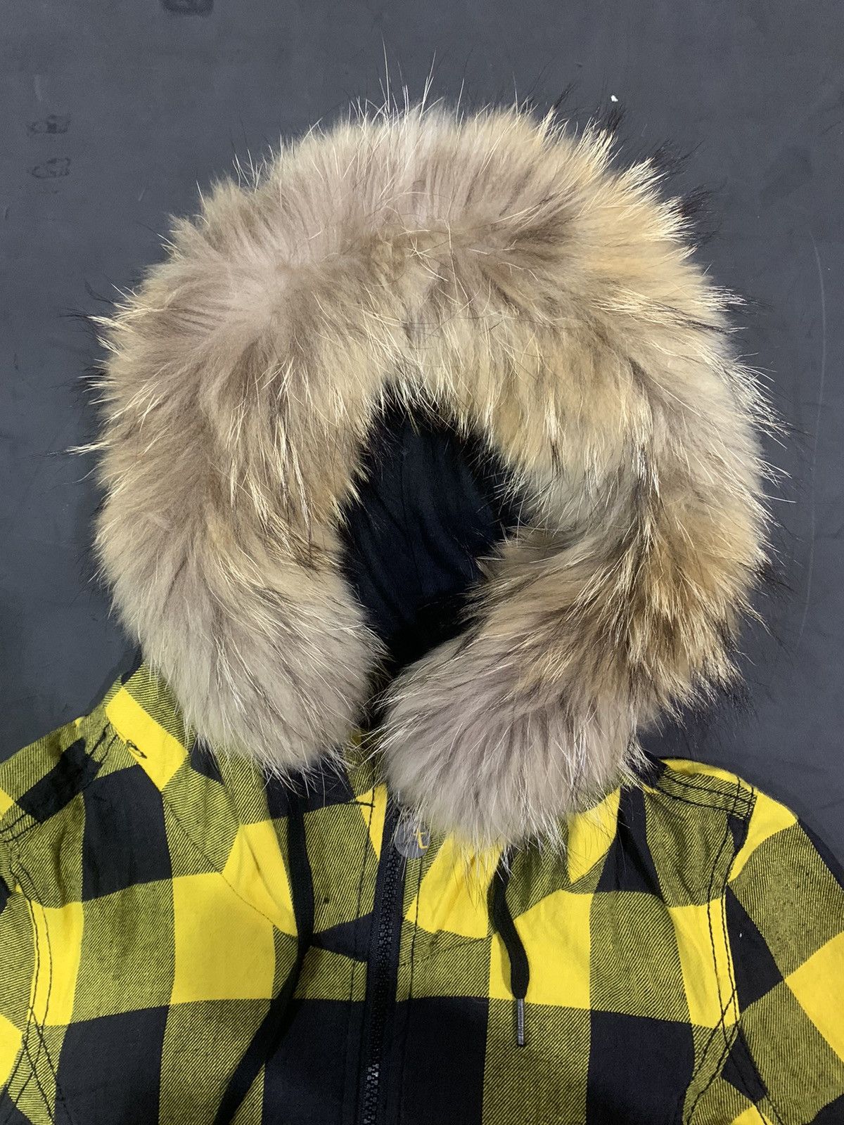 Beauty Beast × If Six Was Nine × Le Grande Bleu (L.G.B.) 💸BINDINGOFFER💸Fur Hoodie TartanTheBeastJeans ifsix lgb style Size US M / EU 48-50 / 2 - 5 Thumbnail