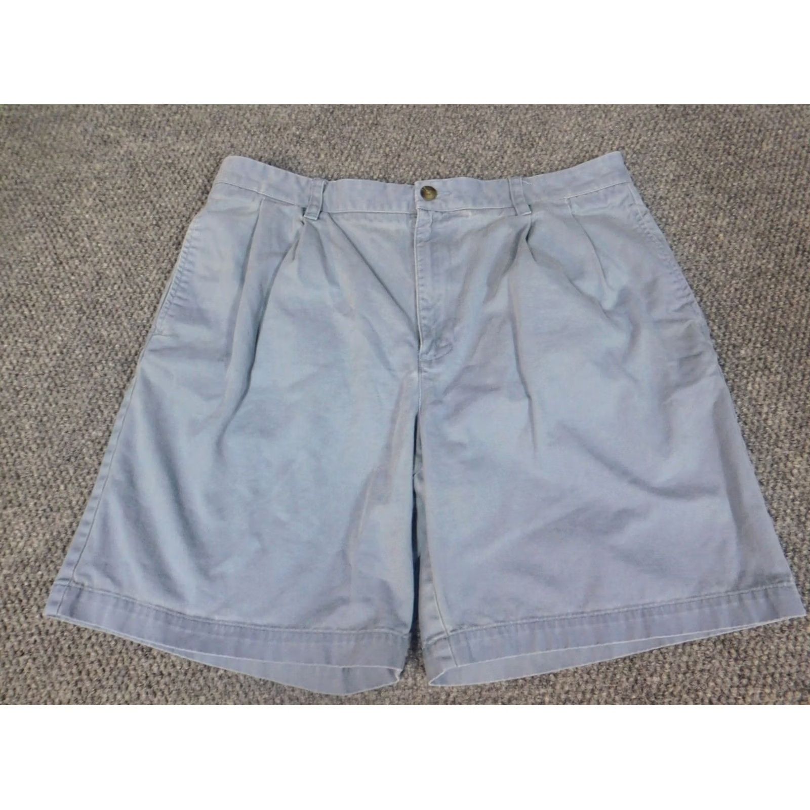 Izod IZOD Mens Shorts 36 blue straight chino classic (Regular) Size US 36 / EU 52 - 2 Thumbnail