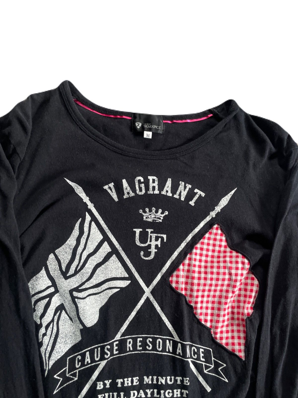 If Six Was Nine 2000s Japanese archive Vkei Gothic Graphic Long Sleeve Tee Size US S / EU 44-46 / 1 - 5 Thumbnail