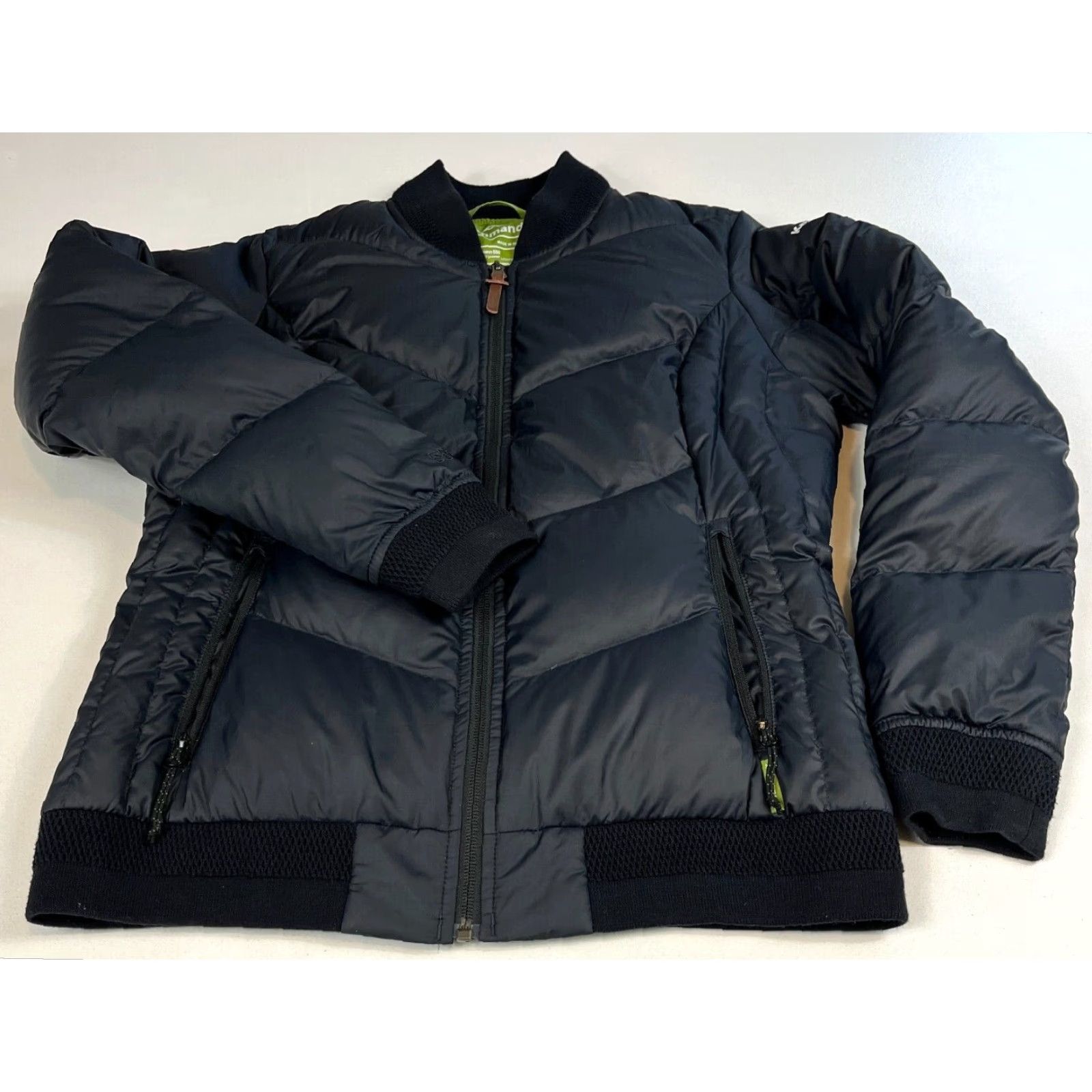 Kathmandu VINTAGE Kathmandu Women's Down Bomber Jacket Sz 8 Black Quilted Fall Winter Casual Mens Womens Girls Size M / US 6-8 / IT 42-44 - 4 Thumbnail
