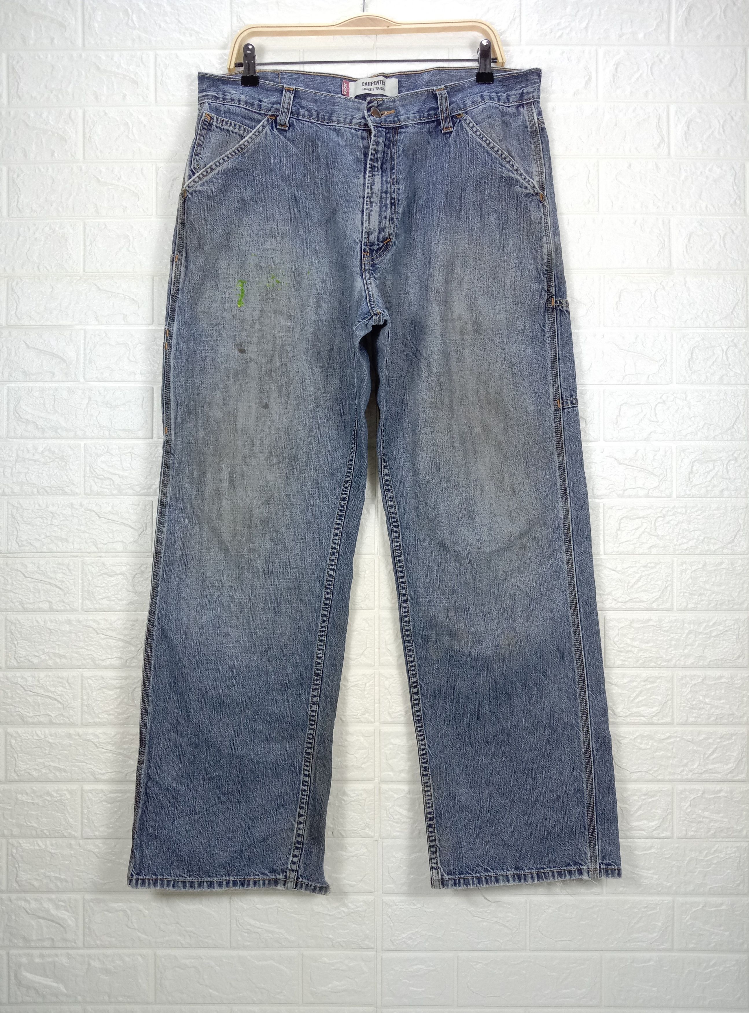 image of Levis x Levis Vintage Clothing Vintage Levi's Carpenter Loose Straight Jeans in Blue (Size 34)