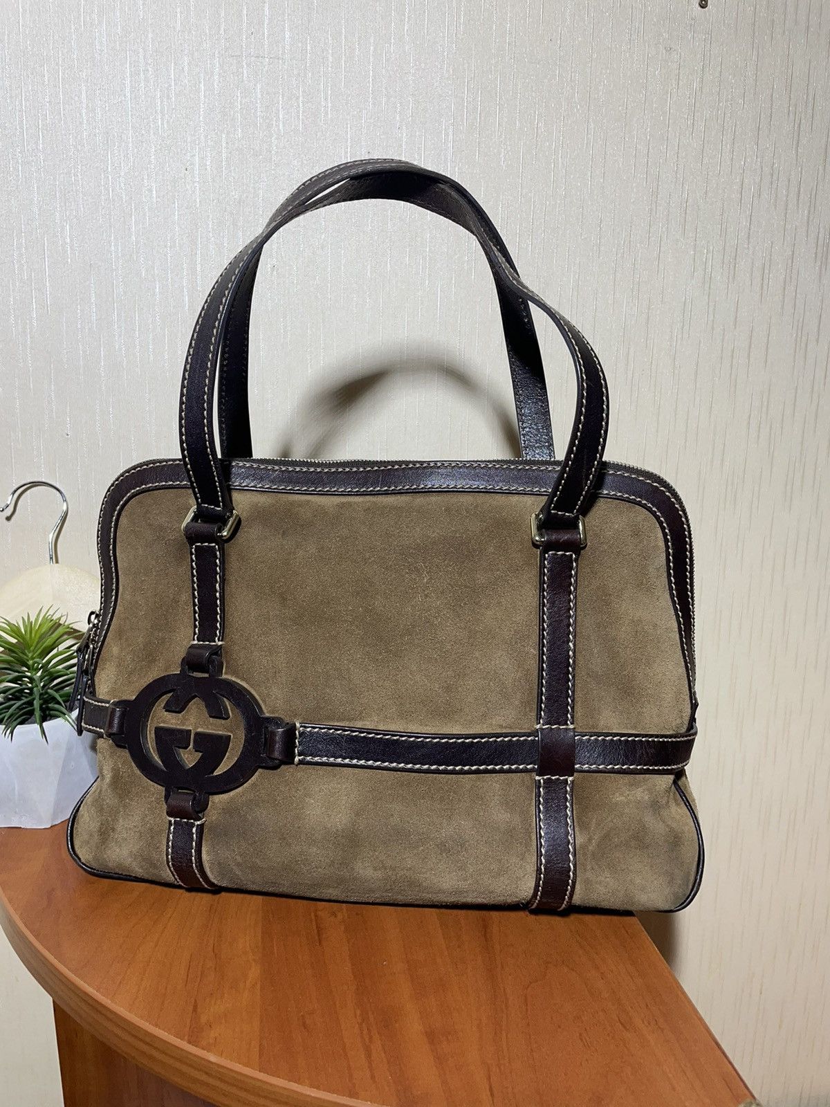 Gucci Gucci suede bag Size ONE SIZE - 1 Thumbnail