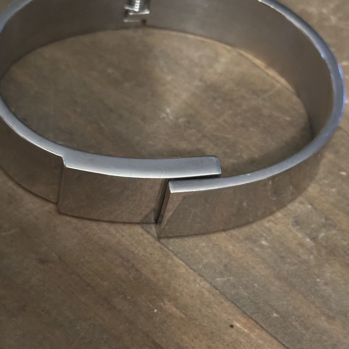 Other Glossy stainless steels steel hinged bangle bracelet Size ONE SIZE - 2 Thumbnail