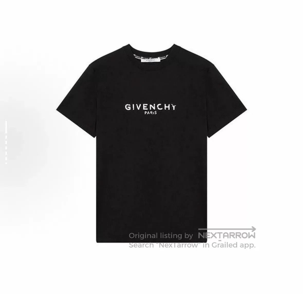 Givenchy Givenchy Distressed Logo Cotton Crewneck T-Shirt. Size US XS / EU 42 / 0 - 1 Thumbnail