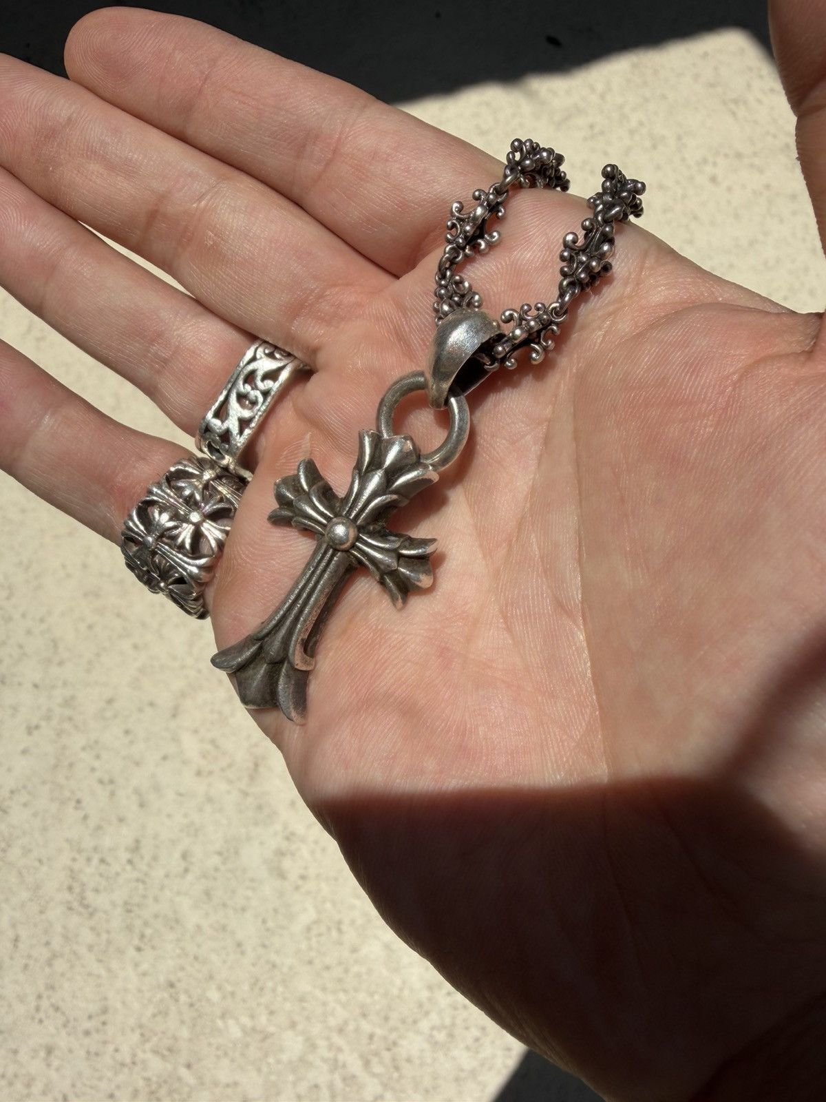 Chrome Hearts Chrome Hearts double cross pendant with Bale Size ONE SIZE - 3 Thumbnail