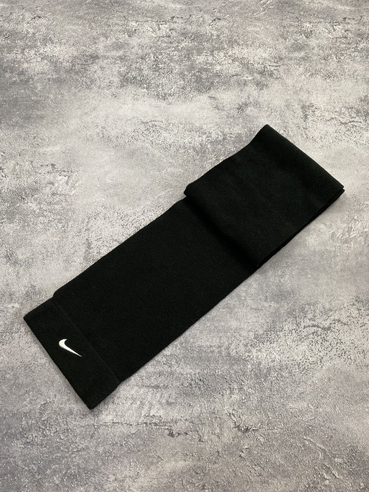 Nike Nike Vintage Y2K Style Fleece Scarf Swoosh Logo Drill 00s Size ONE SIZE - 6 Thumbnail