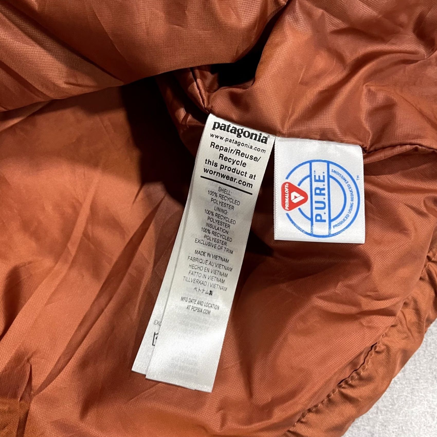 Patagonia Patagonia Nano Puff Vest Mens 2XL Orange Polyester Full Zip Hiking Outdoor NWT Budgesl Logo Size US XXL / EU 58 / 5 - 6 Thumbnail