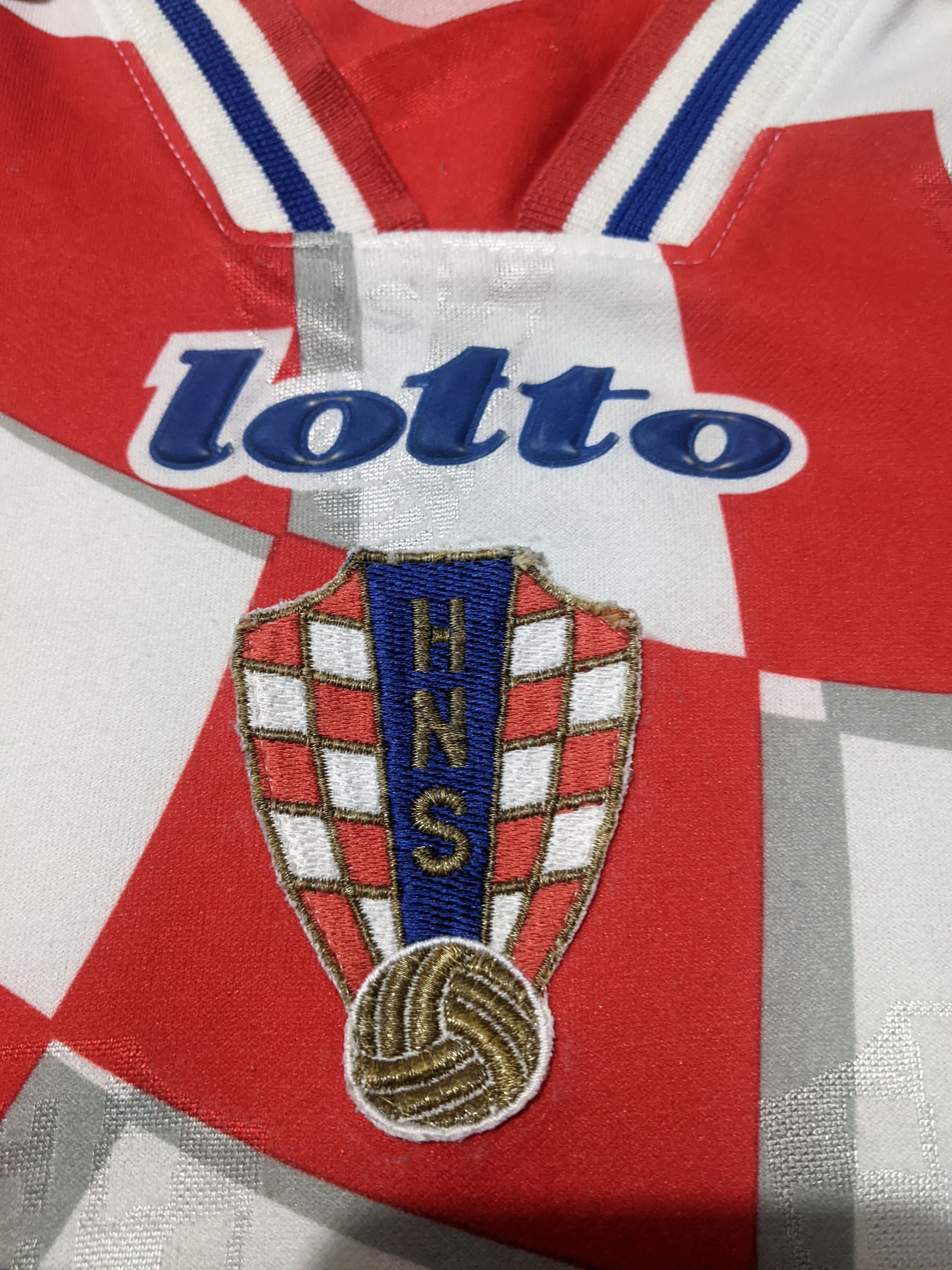 Lotto Sport Croatia home 1998 BOBAN Jersey football shirt Size US XL / EU 56 / 4 - 5 Thumbnail