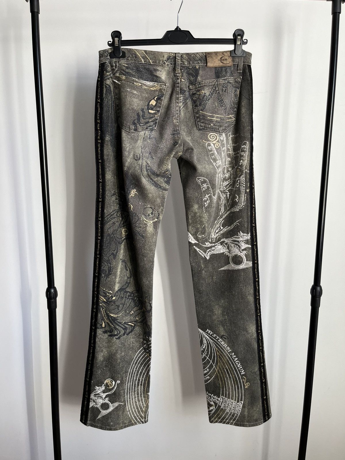 Roberto Cavalli Iconic archive Roberto Cavalli AW03 Astrology low rise jeans Size US 30 / EU 46 - 2 Thumbnail