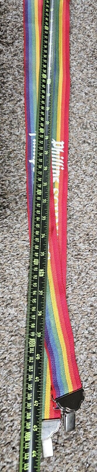 Designer Vintage Phillips Schnapps Rainbow Suspenders West Germany Size ONE SIZE - 5 Thumbnail