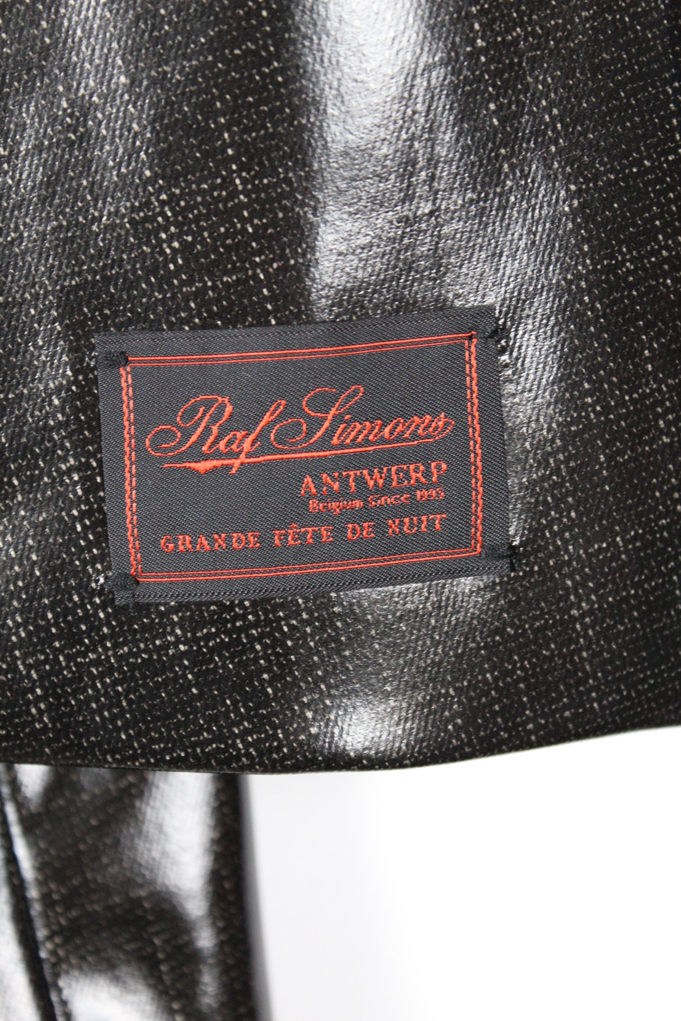 Raf Simons Raf Simons SS22/23 Black Coated Oversized Blazer Size US M / EU 48-50 / 2 - 3 Thumbnail