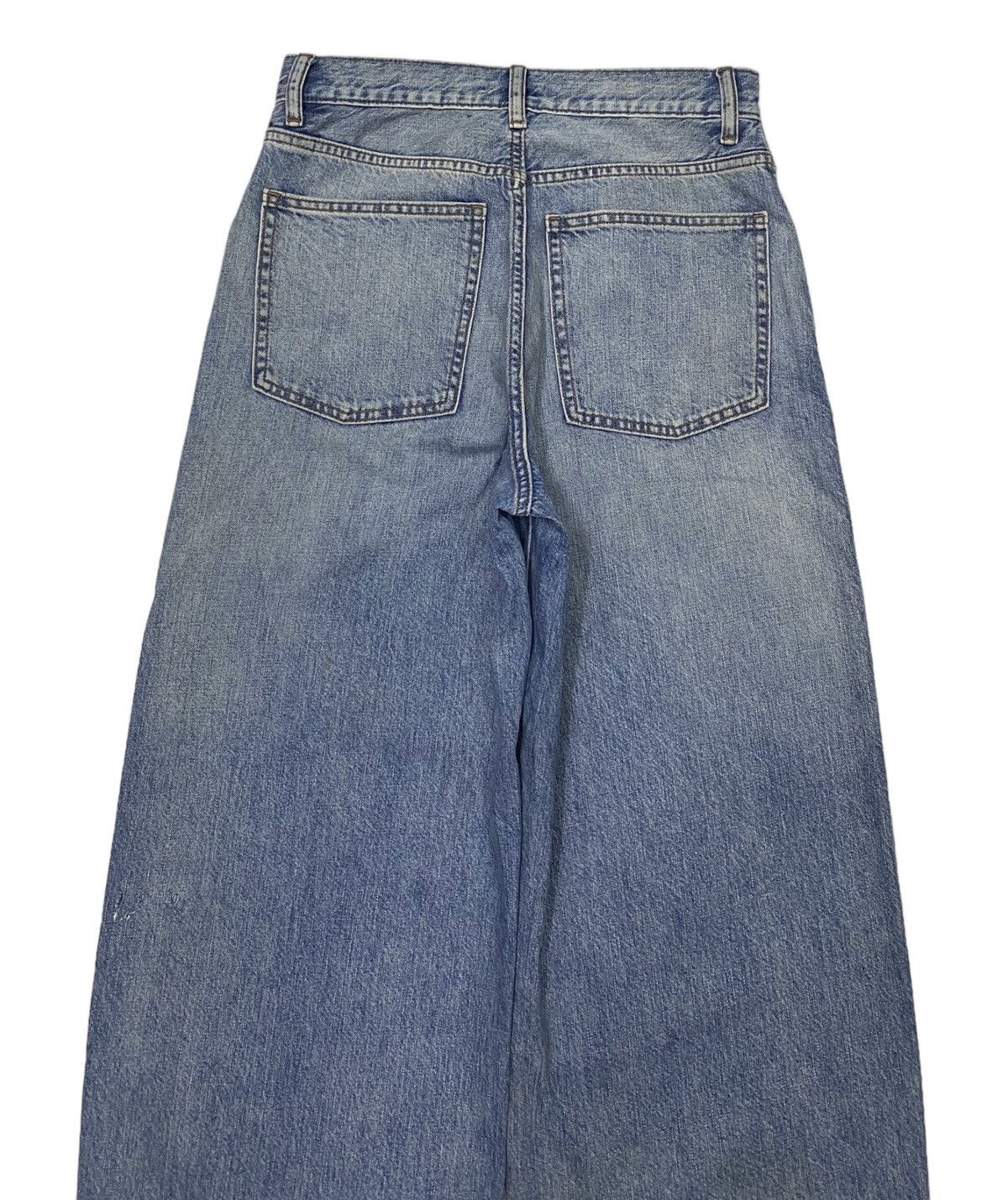 Undercover × Uniqlo 🔥RARE UNDERCOVER UNIQLO BAGGY WIDE DENIM JEANS Size US 29 - 6 Thumbnail