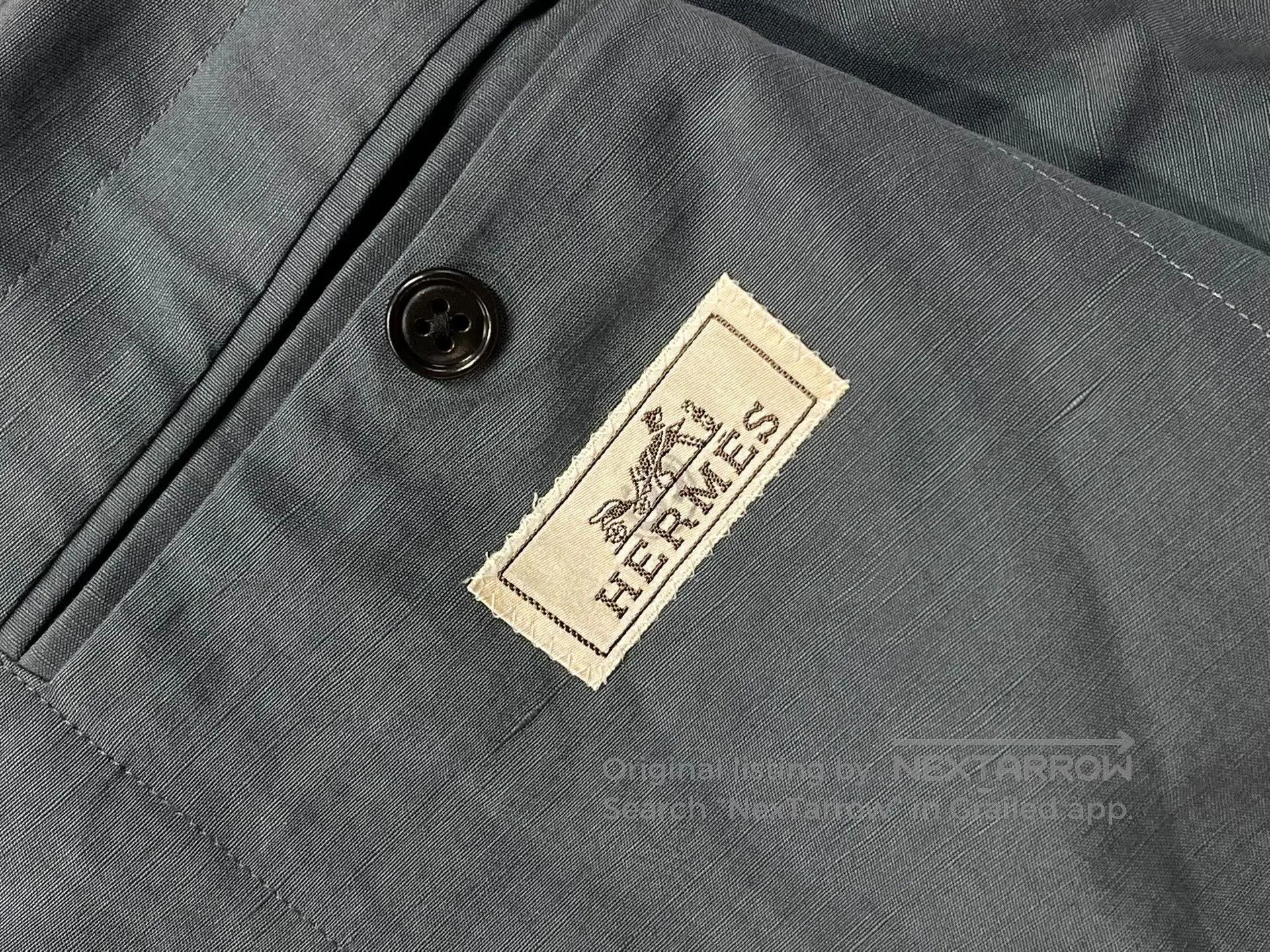 Hermes Hermes Linen Blend Collar Blazer. Size US M / EU 48-50 / 2 - 4 Thumbnail