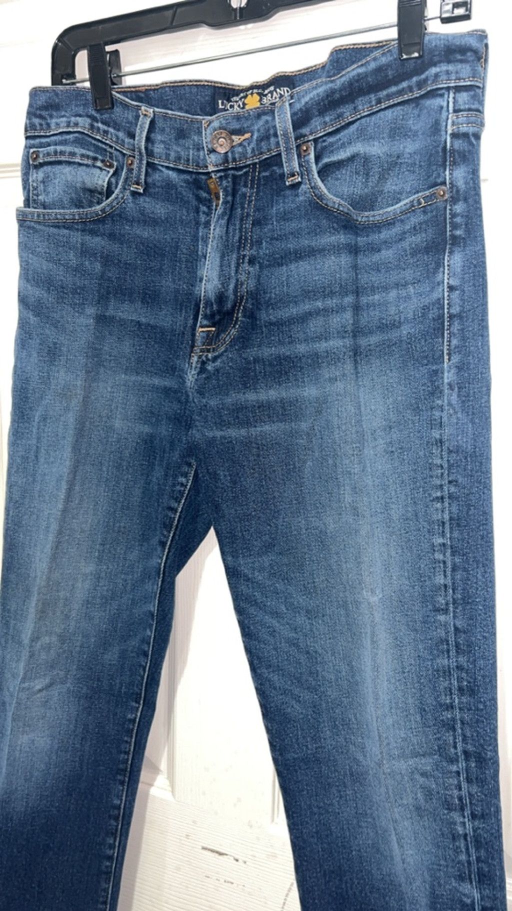 Lucky Brand Men's Lucky Brand Blue Bootcut Jeans Waist 31 Size US 31 - 2 Thumbnail