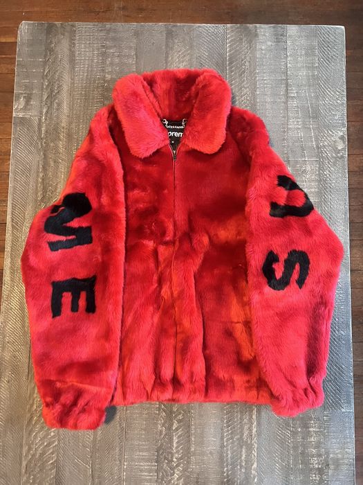 Supreme Supreme Faux Fur Bomber Jacket FW17 | Grailed