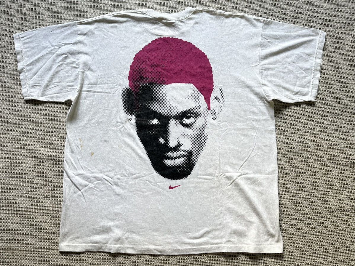 NBA × Nike × Vintage Vintage Deadstock Nike Rodman tshirt Size US XXL / EU 58 / 5 - 13 Thumbnail