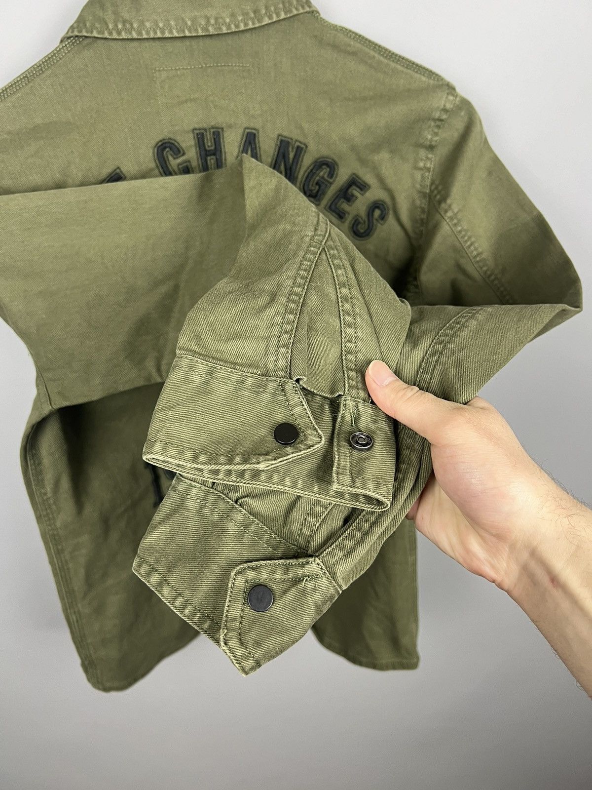 Zadig & Voltaire Zadig & Voltaire Kayak Military Jacket RARE Big Logo Army Size US XS / EU 42 / 0 - 13 Thumbnail