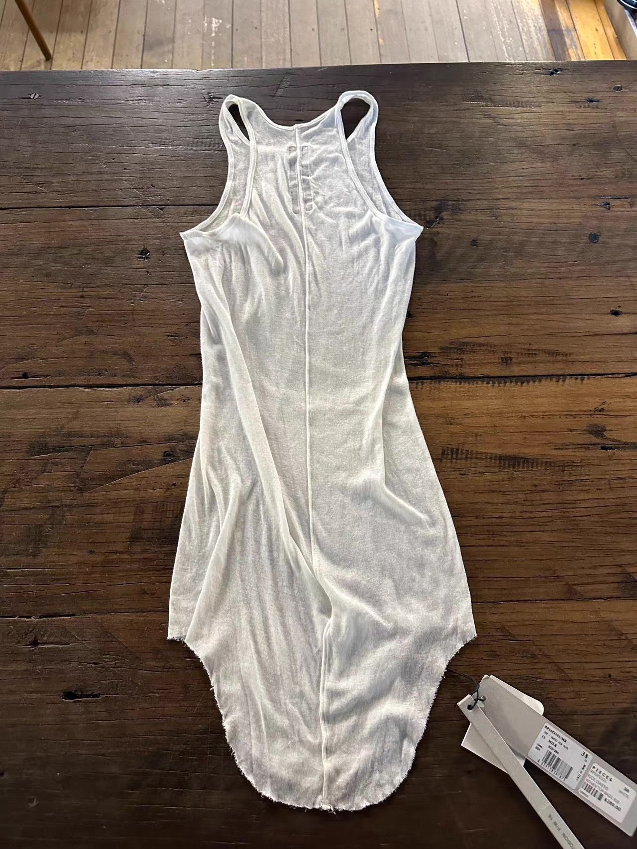 Rick Owens Rick Owens 16FW 'MASTODON' classic ribbed tank top Ｑ25 Size XS / US 0-2 / IT 36-38 - 2 Thumbnail