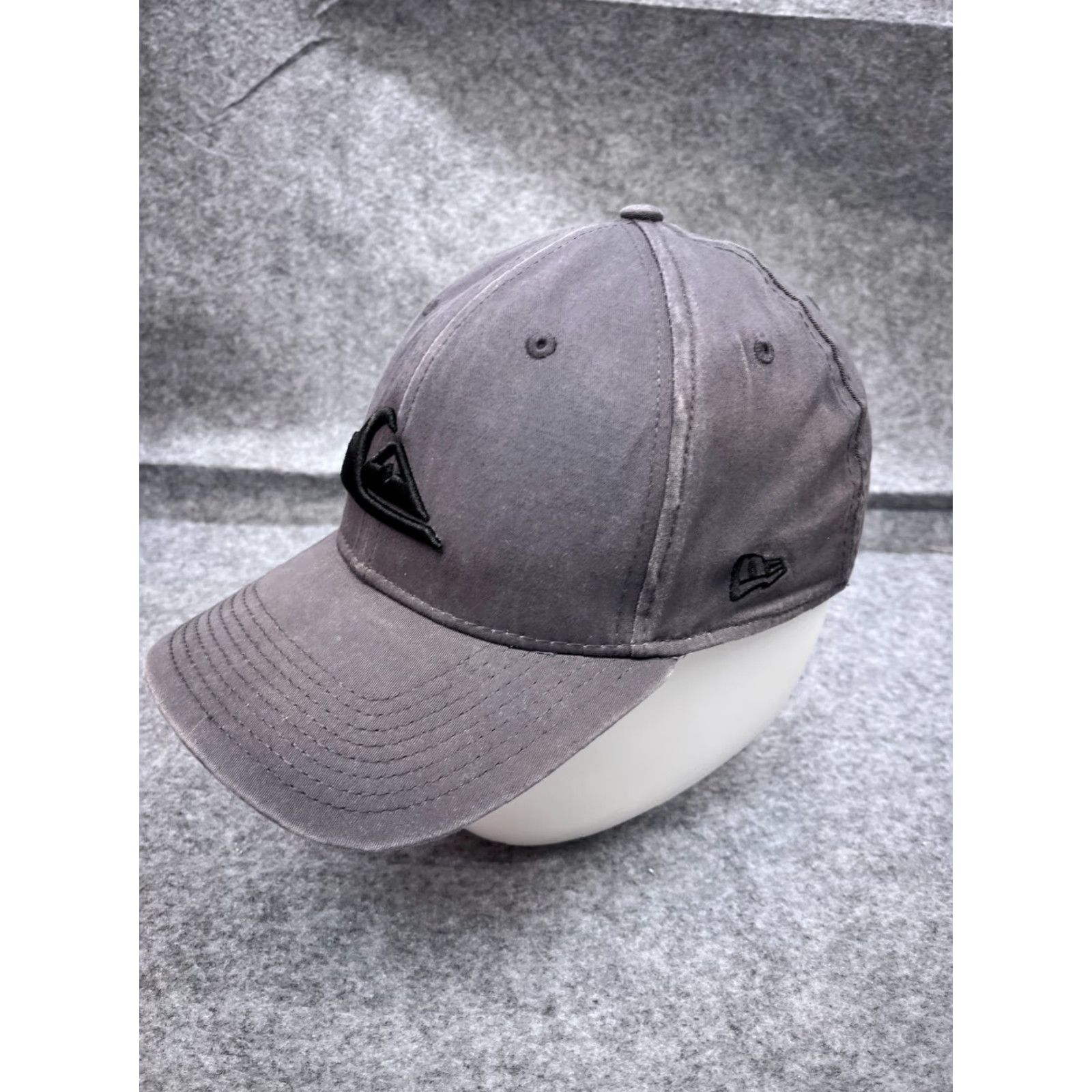 New Era Quiksilver x New Era Hat Cap Fitted Adult One Size Gray Cotton Blend 39thirty Size ONE SIZE - 4 Thumbnail