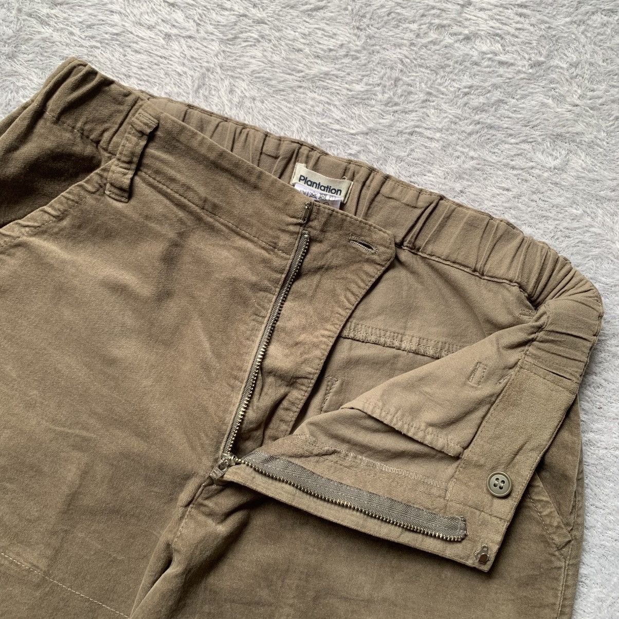 Issey Miyake Vintage plantation velvet with waistband cropped pants Size US 29 - 6 Thumbnail