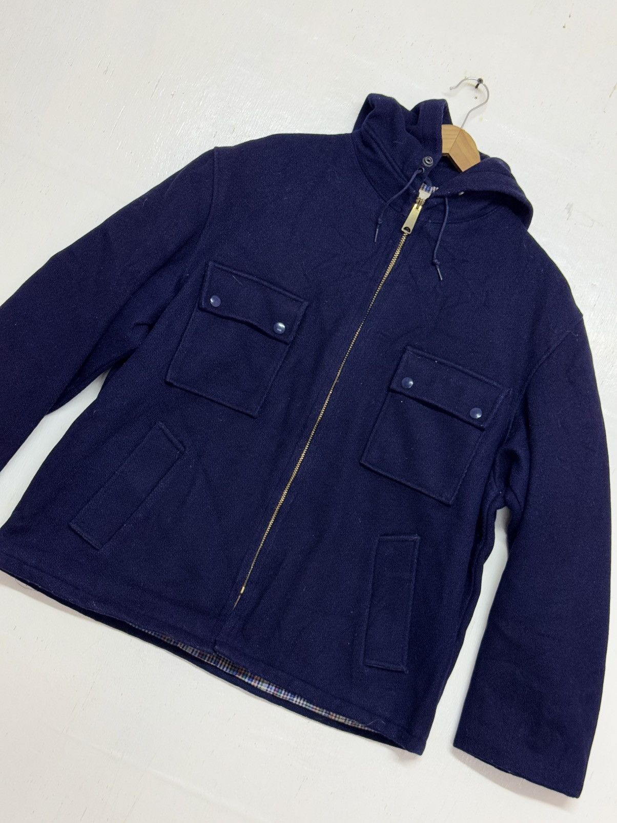Vintage Vintage Fox Knapp Wool Jacket 50s Size US L / EU 52-54 / 3 - 17 Thumbnail
