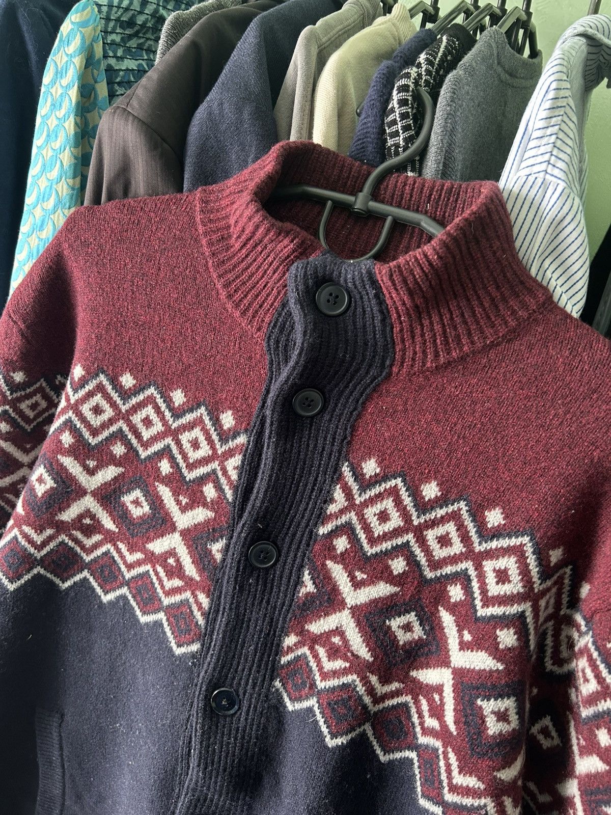 Barbour Barbour Kirk Button Through 100% Wool Sweater Men’s Size XXL Size US XXL / EU 58 / 5 - 6 Thumbnail