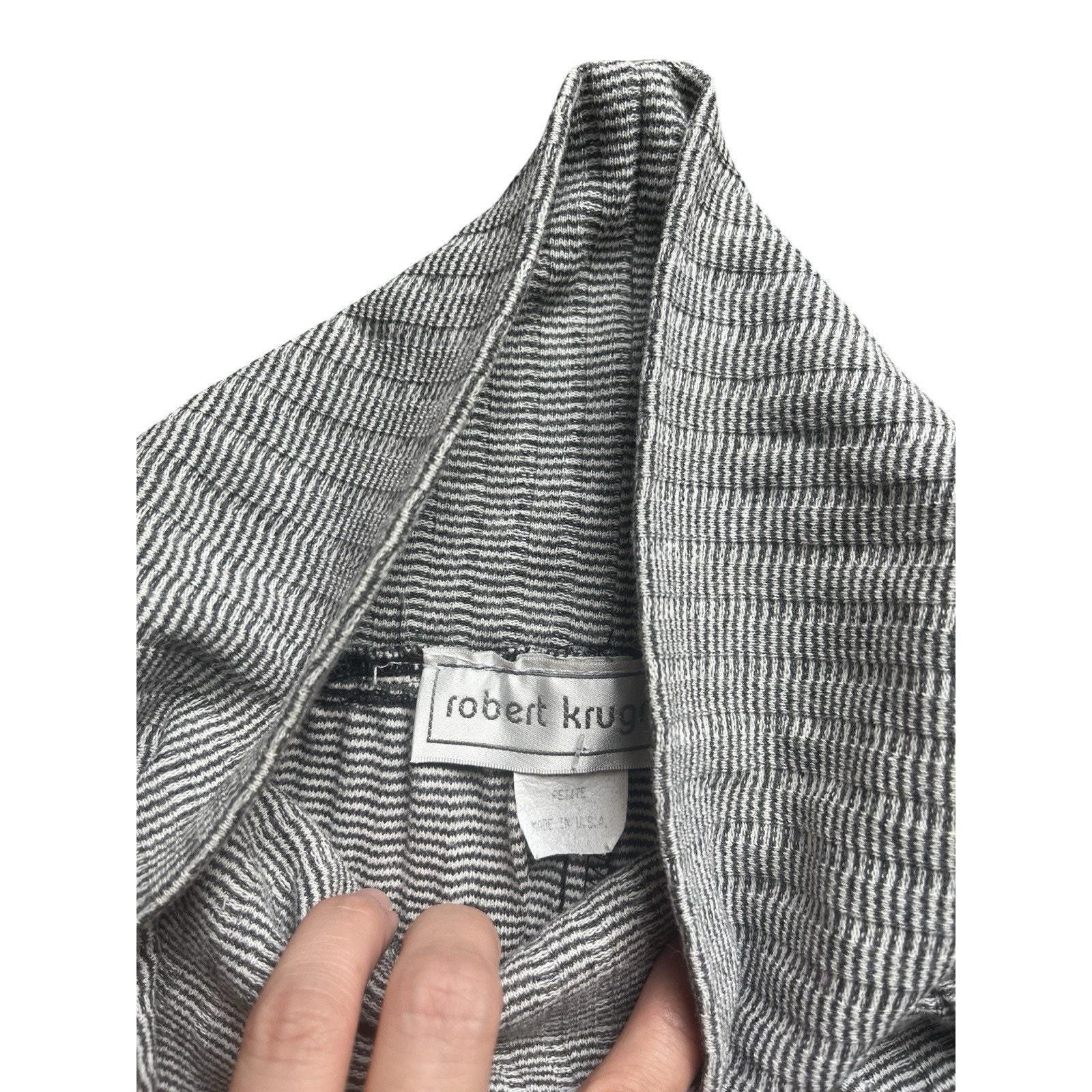The Unbranded Brand Cozy High-Waist Gray Ribbed Lounge Pants with Stirrup Size 26" / US 2 / IT 38 - 9 Thumbnail