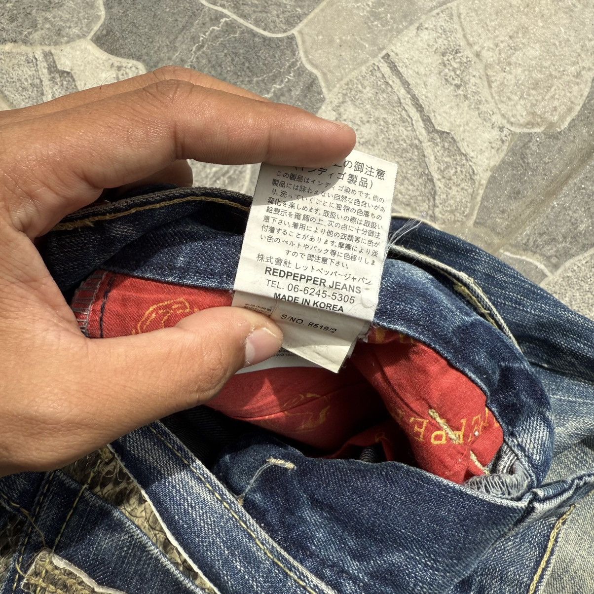 Japanese Brand Denim Flare Red Pepper Vintage Size US 31 - 11 Thumbnail