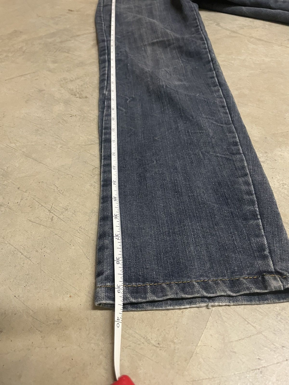 Japanese Brand Vintage Embroidered Japanese Denim Jeans Size 29" - 6 Thumbnail