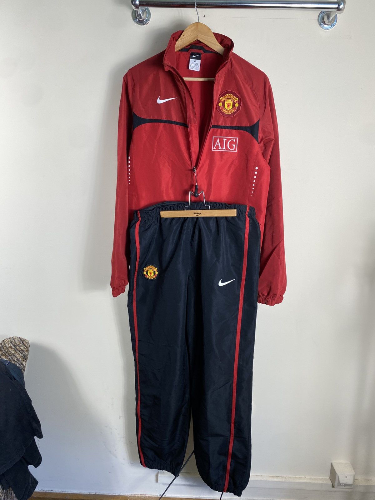 Nike Vintage Manchester United tracksuit nylon jacket