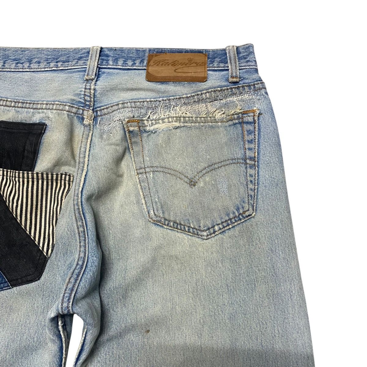 Beams Japan × Levi's Rebuid By Kalimera Levis 501 Patchwork Distressed Jeans Size US 32 / EU 48 - 14 Thumbnail