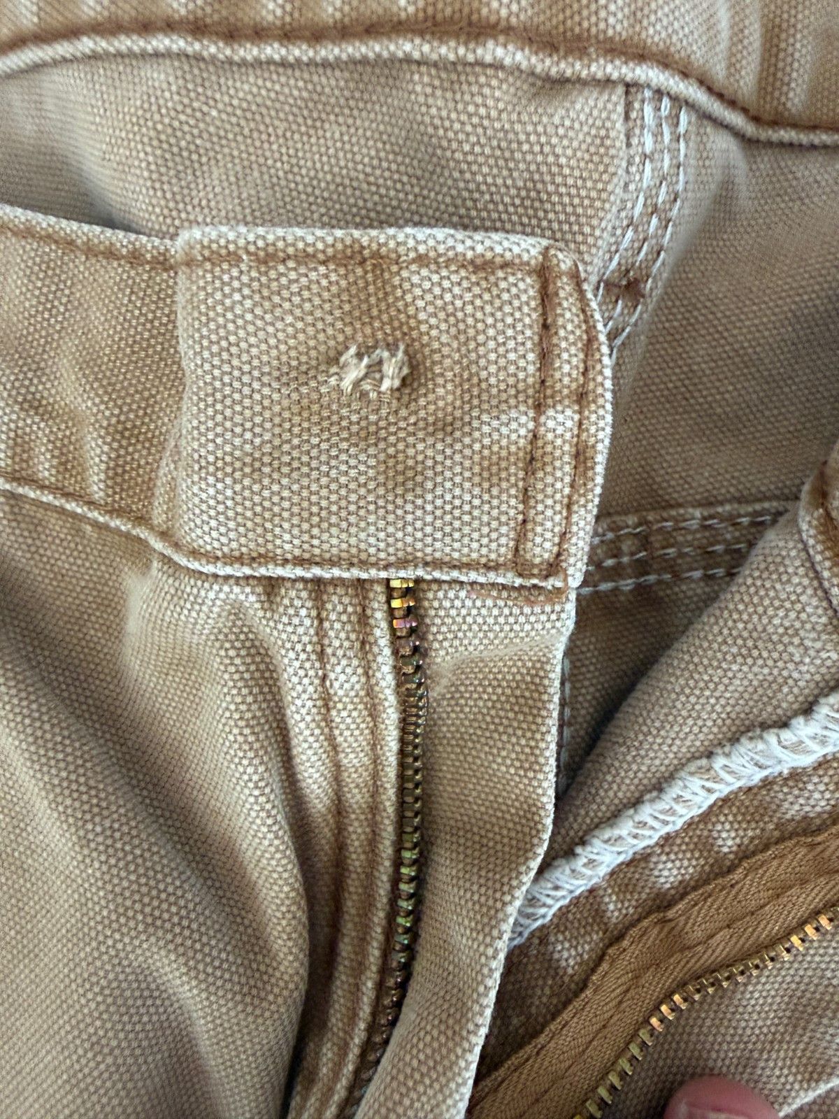 Dickies Dickies Mens 38x34 Relaxed Fit Work Pants Brown Cotton Util Size US 38 / EU 54 - 4 Thumbnail