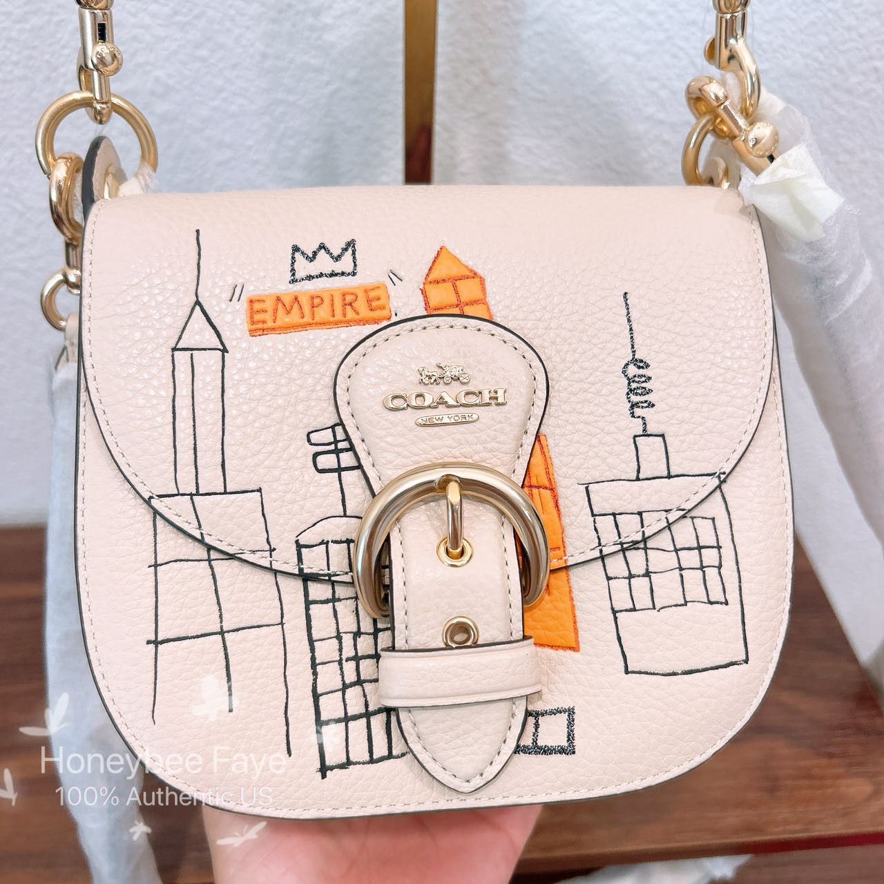 Coach NWT Coach X Jean Michel Basquiat Kleo Shoulder Bag 17 Size ONE SIZE - 2 Thumbnail
