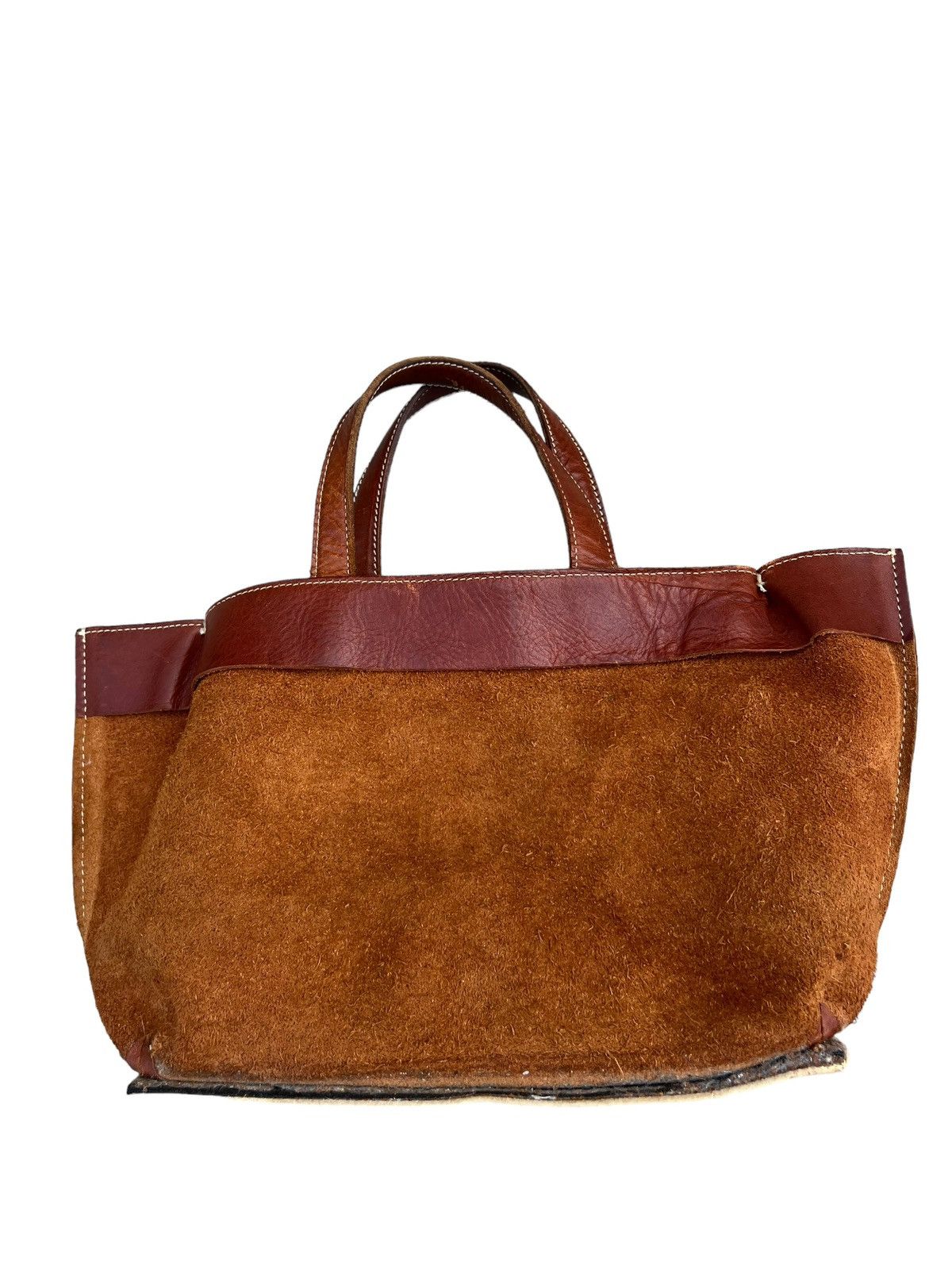 Leather Vintage Tsuchiya Kaban Patina Leather Mini Bag Size ONE SIZE - 19 Thumbnail