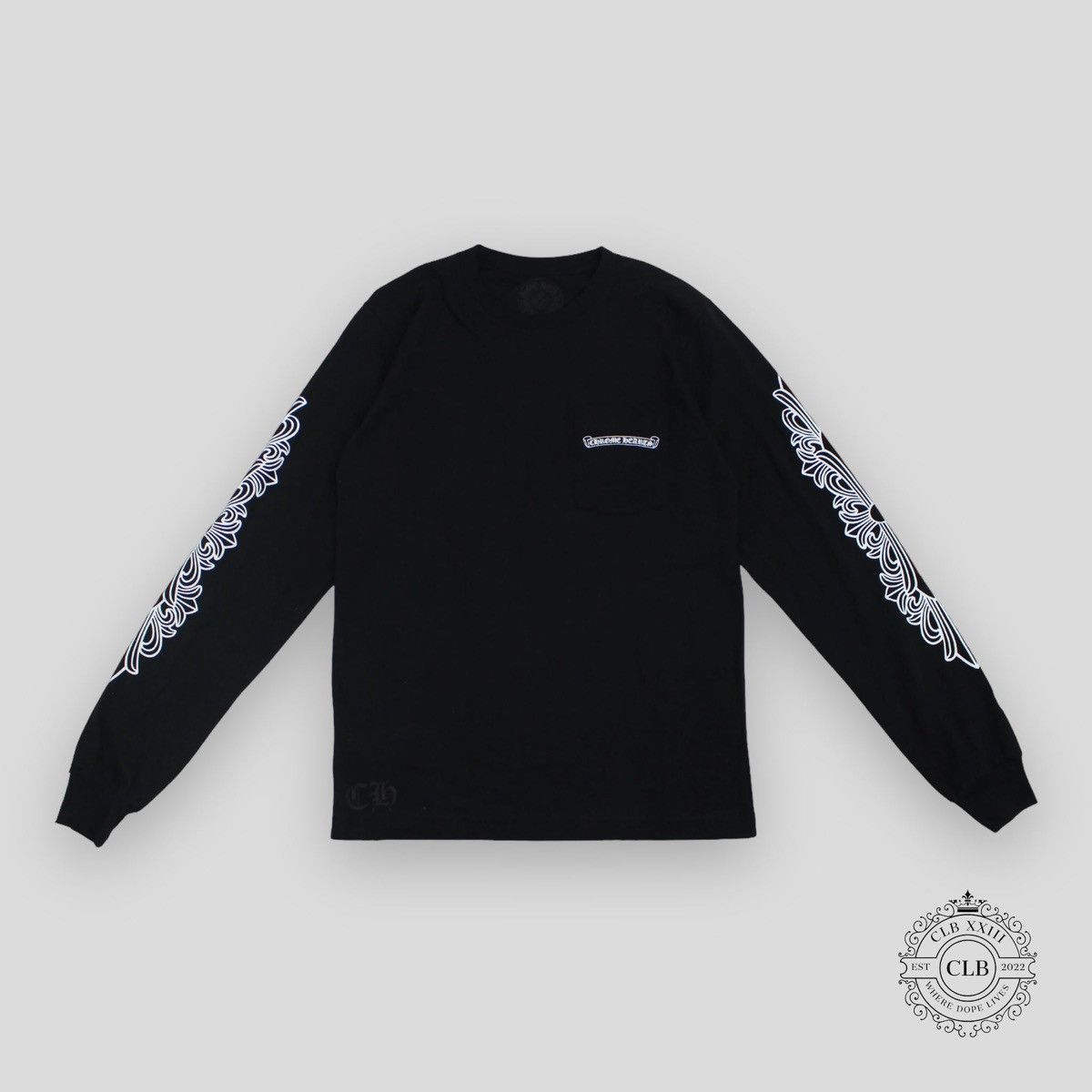 Chrome Hearts Chrome Hearts Dagger Long Sleeve Tee Black Pink Grailed