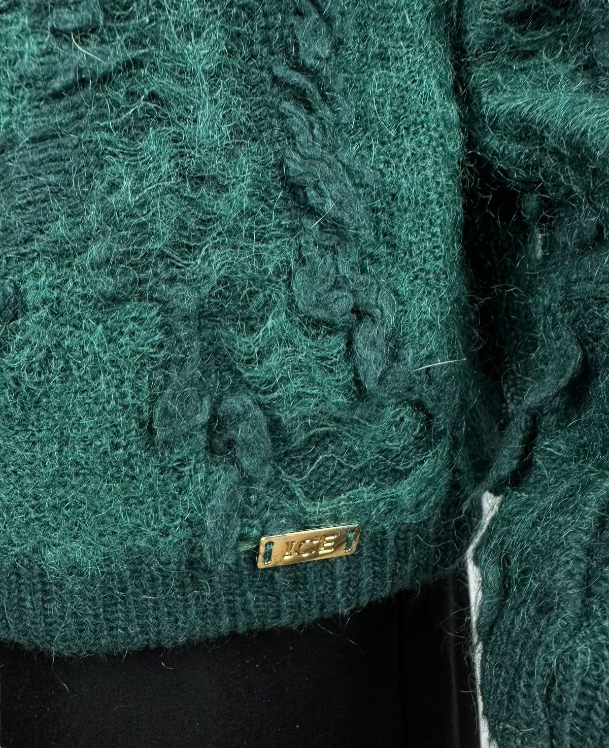 Iceberg Iceberg Lana Wool Mohair Cardigan Belted Embroidery size M Size M / US 6-8 / IT 42-44 - 6 Thumbnail