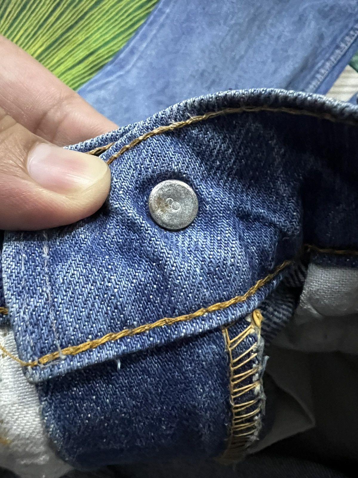 Levi's 💥FLARE💥VINTAGE 60’s LEVIS 517 ORANGE TAB NICE FADEDBUTTON #8 Size US 28 / EU 44 - 7 Thumbnail