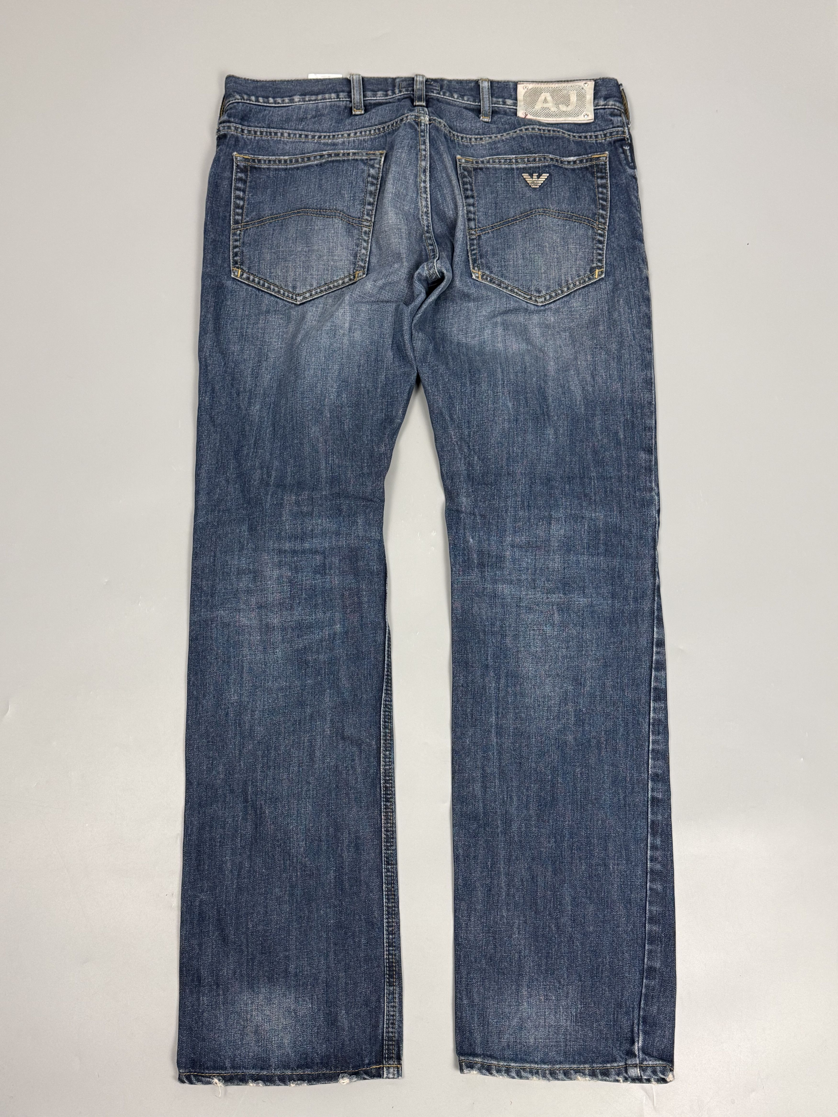 Armani Vintage Armani Jeans straight denim Size US 34 / EU 50 - 2 Thumbnail