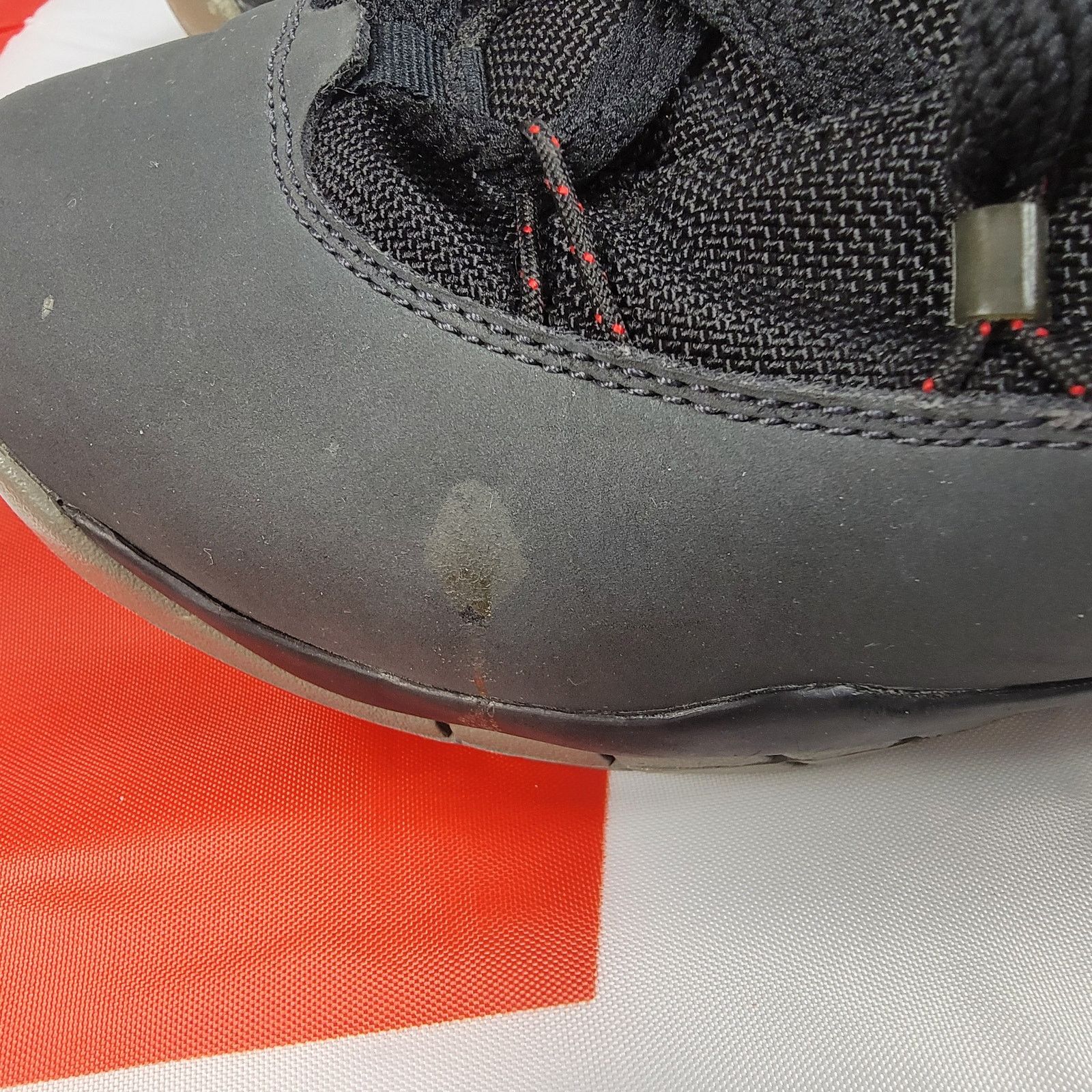 Jordan Brand Jordan Prime Flight GS 'Black Gym Red' Sz 7Y 616861 004 (82) Size US 7 / EU 40 - 6 Thumbnail