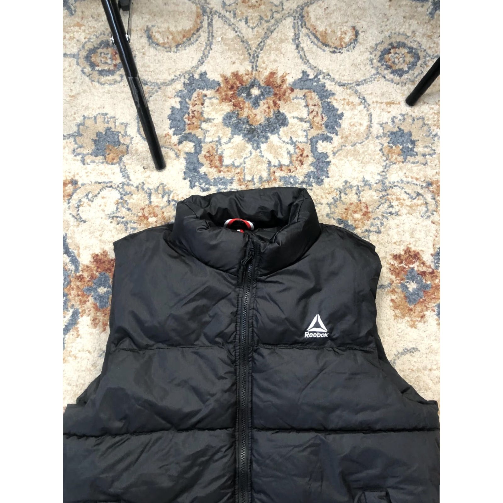 Reebok Reebok Vest Mens L Black Puffer Quilted Full Zip Sleeveless Outdoor Warm Size US L / EU 52-54 / 3 - 2 Thumbnail