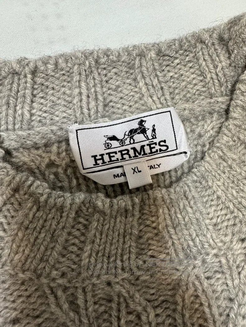 Other Hermes Knit Coat, 50% Alpaca Wool + 50% Yak Wool, drawstri Size US XL / EU 56 / 4 - 7 Thumbnail