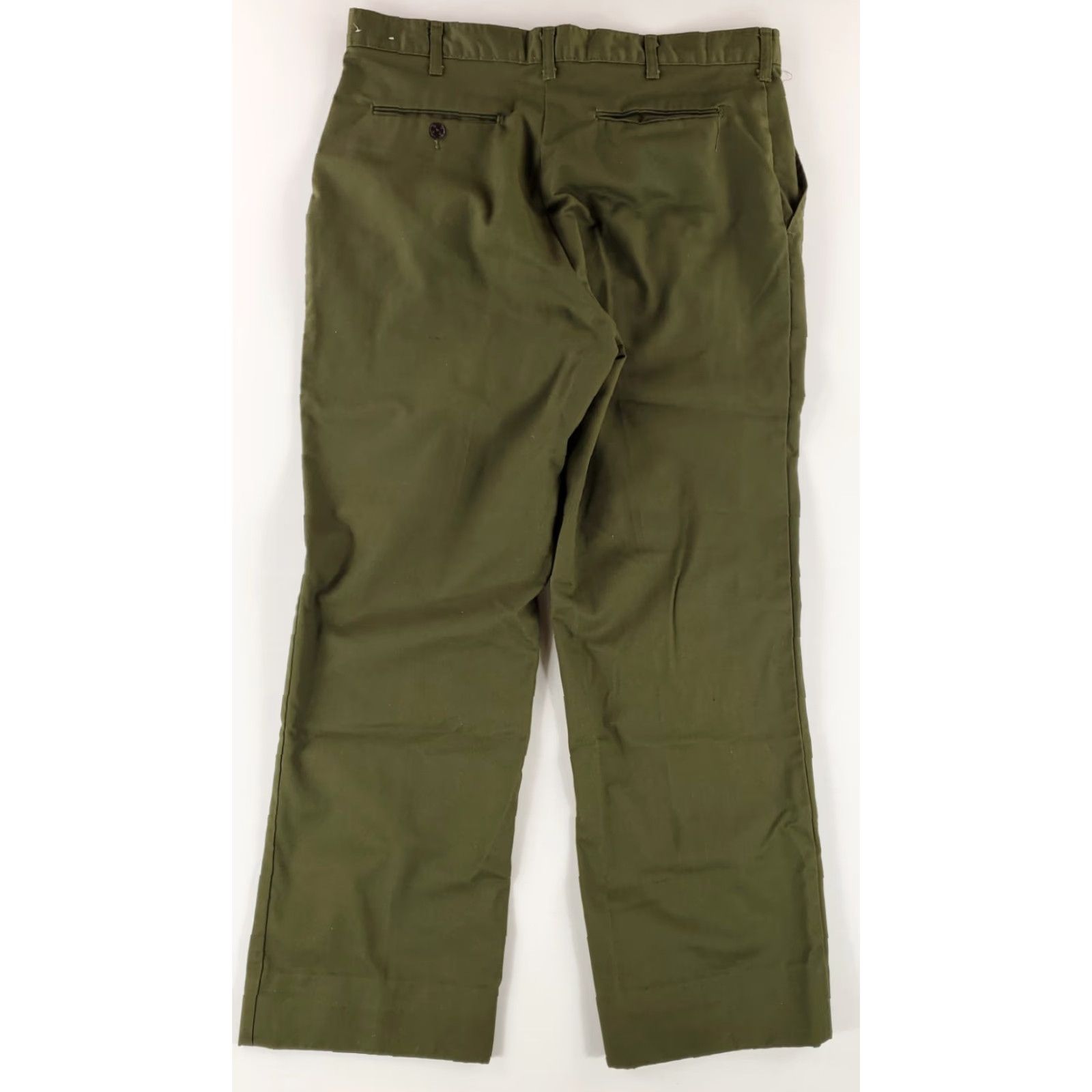 Vintage Boy Scouts of America Pants Olive Green Mens 36 (36 x 30 Actual) Size US 36 / EU 52 - 2 Thumbnail