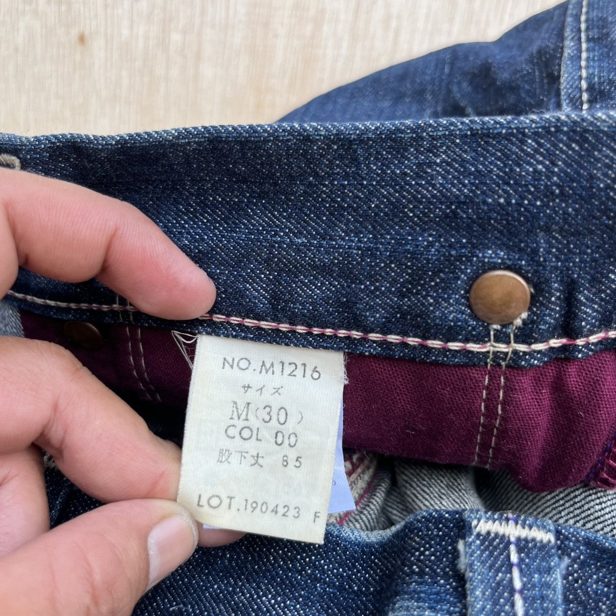 Blue Blue Japan BLUE WAY MODERN VINTAGE FLARED DENIM ARCHIVAL CLOTHING Size US 30 / EU 46 - 6 Thumbnail