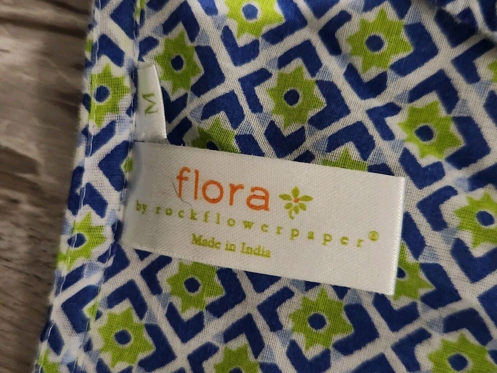 NCAA Flora Tops Lot Medium V Neck Lightweight Green Blue tunic Size M / US 6-8 / IT 42-44 - 3 Thumbnail