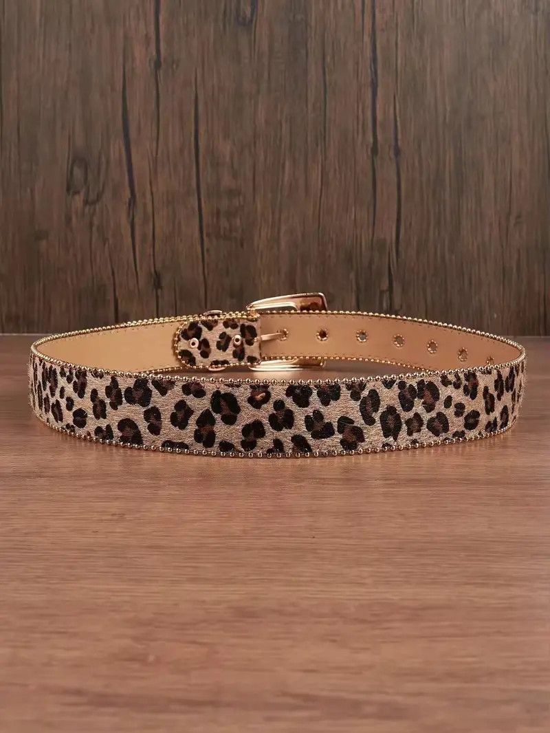 Other 112 cm 2000s style leopard cheetah print belt Size ONE SIZE - 3 Thumbnail