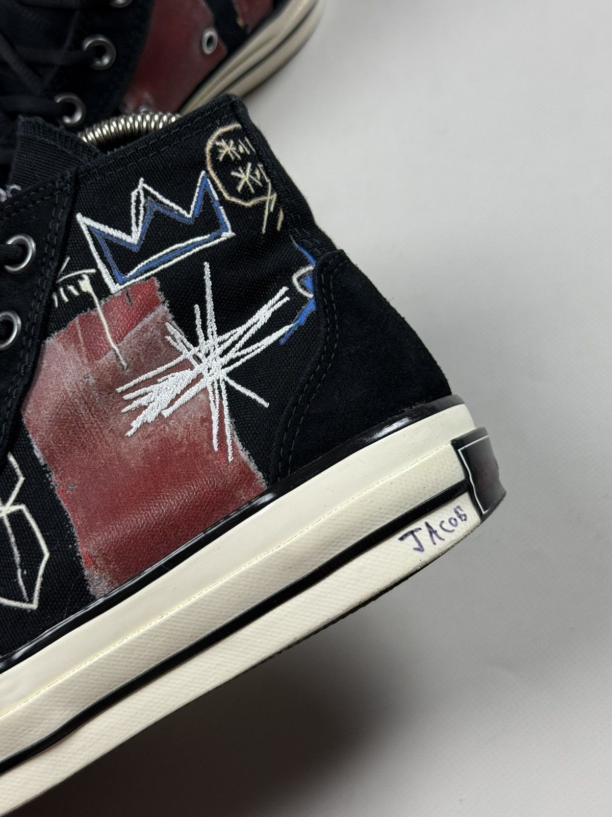 Converse Converse Jean-Michel Basquiat Chuck Taylor High Top Sneakers Size US 7 / IT 37 - 17 Thumbnail