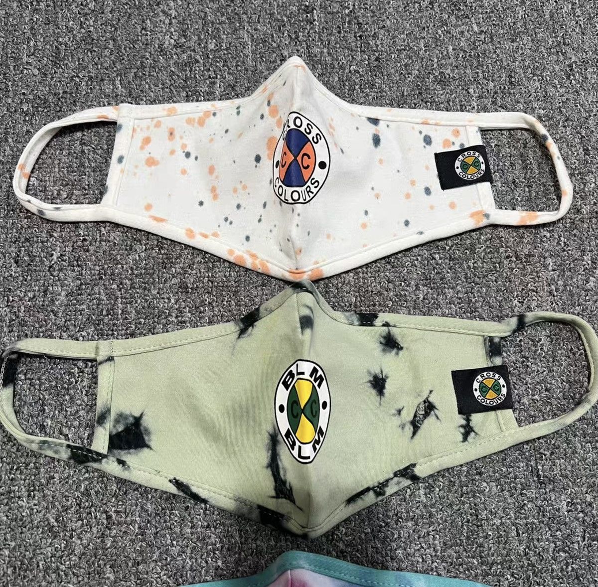 Cross Colours CROSS COLOURS Tie‑Dye Cotton Face Masks Size ONE SIZE - 2 Thumbnail
