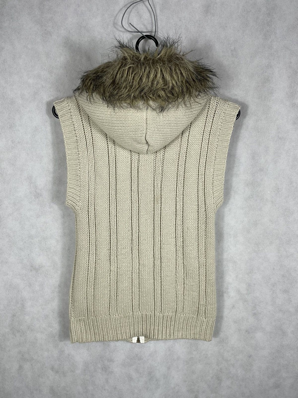 If Six Was Nine × Japanese Brand × Le Grande Bleu (L.G.B.) Vintage cable vest fur sleeveless sweater hoodie jumper zip Size US S / EU 44-46 / 1 - 5 Thumbnail