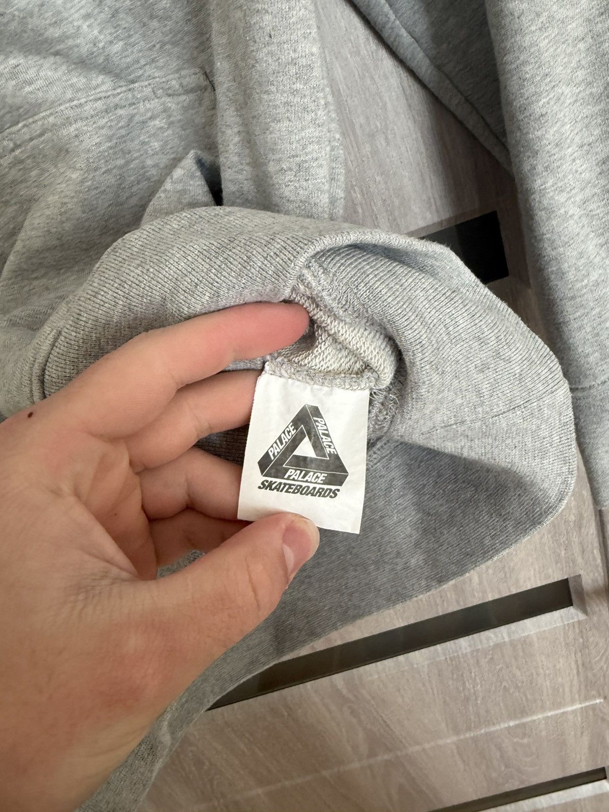 Palace PALACE SKATEBOARD TRI-CHENILLE HOOD GREY MARL HOODIE TRIFERG Size US S / EU 44-46 / 1 - 4 Thumbnail