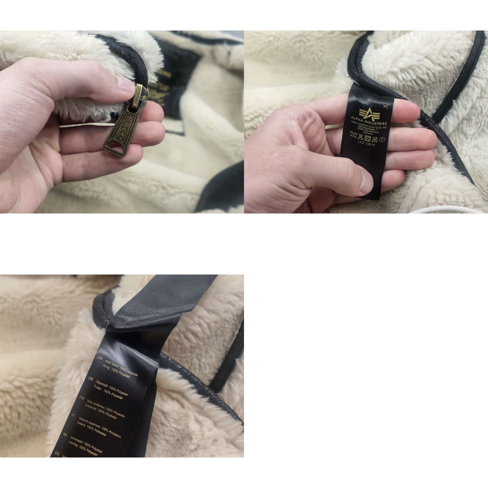 Vintage VINTAGE Alpha B3 Flying Men’s Faux Shearling Black Jacket Winter Army Jacket Size US M / EU 48-50 / 2 - 10 Thumbnail
